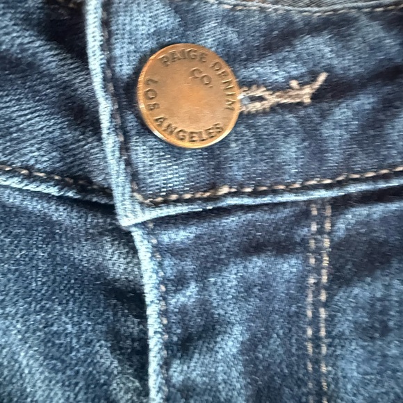 Paige Denim Skyline Ankle Peg Dixie Blue Jeans. Dark Wash. Size 28 - Picture 8 of 14